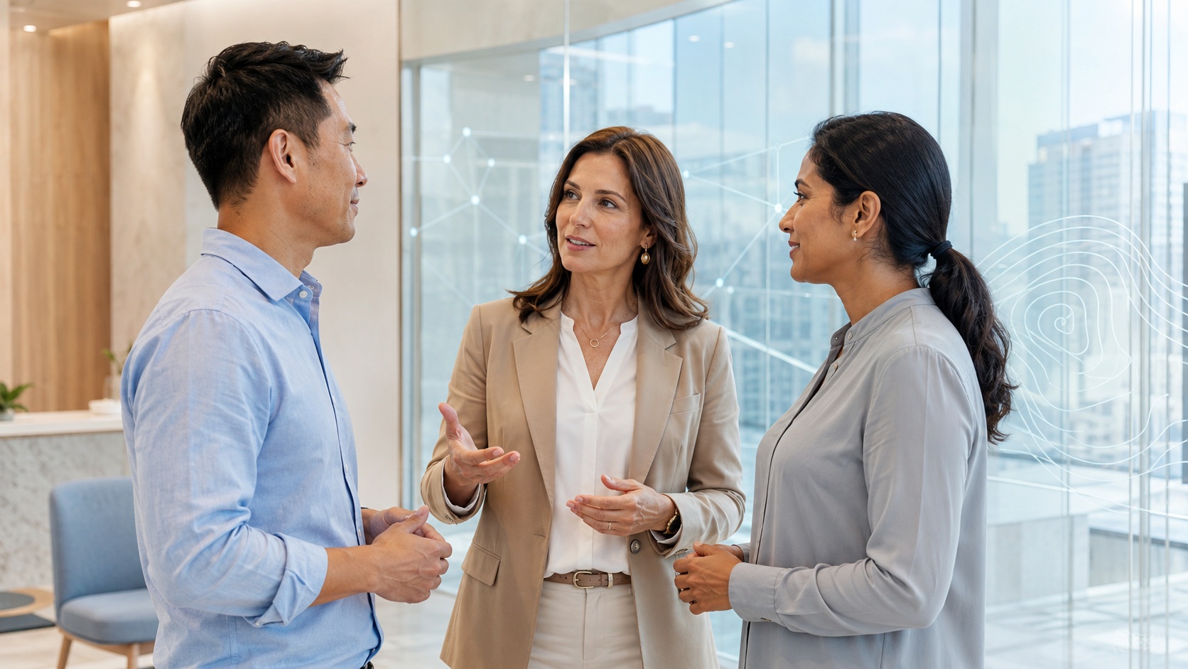 Employer reviewing technology talent acquisition services